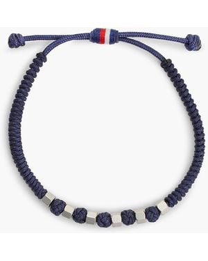 Tommy Hilfiger Bracelet Bleu À Nœud Coulissant Ajustable