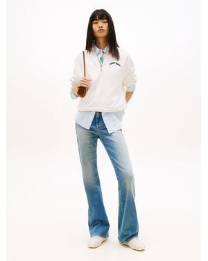 Tommy Hilfiger Sylvia High Rise Flared Jeans - Blue