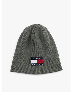 Tommy Hilfiger Gorro Heritage Con Logo Tonal - Gris