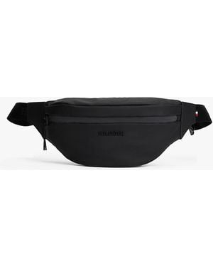 Tommy Hilfiger Sac Banane À Logo Texturé - Noir