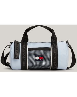 Tommy Hilfiger Heritage Repreve® Mesh Pocket Barrel Bag - Metallic