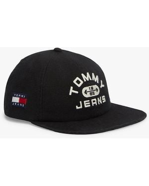 Tommy Hilfiger Gym Logo Embroidery Trucker Cap - Black