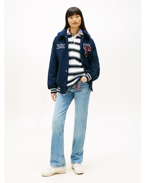 Tommy Hilfiger Faded Mid Rise Bootcut Jeans - Blue