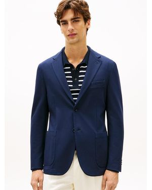 Tommy Hilfiger Jersey Regular Fit Blazer - Blue
