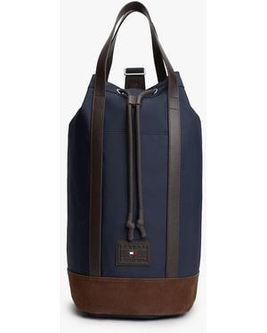 Tommy Hilfiger Sac À Bandoulière Heritage À Écusson Logo - Bleu