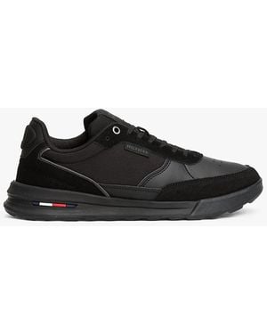 Tommy Hilfiger Leather Classic Trainers - Black