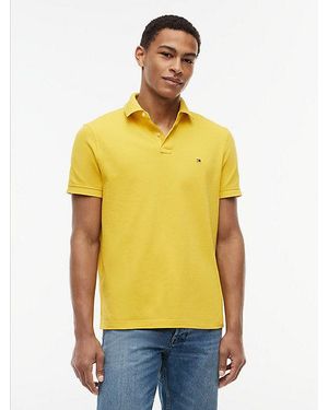 Tommy Hilfiger 1985 Regular Fit Pique Polo Shirt - Yellow