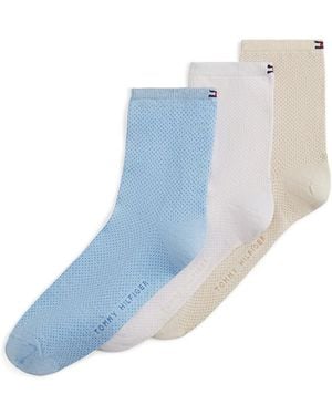Tommy Hilfiger 3-Pack Short Socks Gift Set - Blue