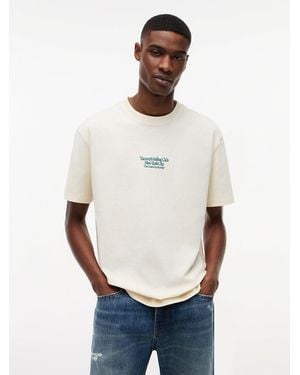 Tommy Hilfiger Back Graphic Relaxed Jersey T-Shirt - White