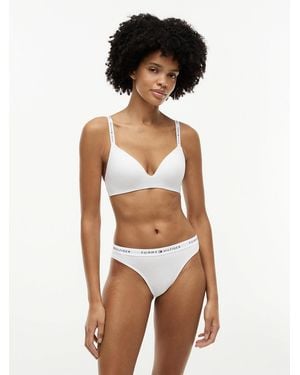 Tommy Hilfiger Repeat Logo Waistband Briefs - White
