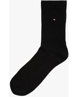 Tommy Hilfiger 1-pack Ribbed Socks - Black