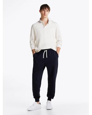 Tommy Hilfiger Terry Cuffed Leg Joggers - Blue