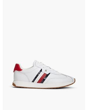 Tommy Hilfiger Th Retro Runner Croco - Blanco