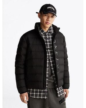 Tommy Hilfiger Cazadora Acolchada Ligera De Plumón - Negro