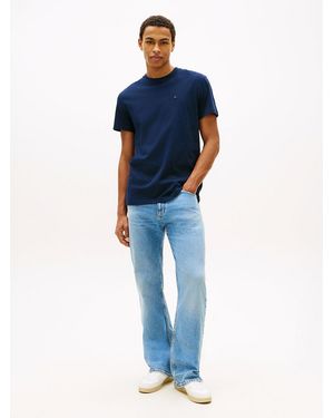Tommy Hilfiger Jeans Relaxed Fit A Campana Scoloriti - Blu