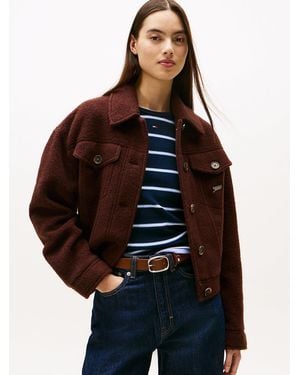 Tommy Hilfiger Giacca Trucker - Marrone