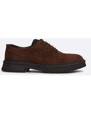 Tommy Hilfiger Suede Lace-up Derby Shoes - Brown