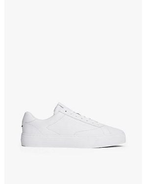 Tommy Hilfiger Cupsole-Sneaker Aus Leder - Weiß