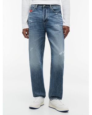 Tommy Hilfiger Sonny Vintage Distressed Regular Tapered Jeans - Blue