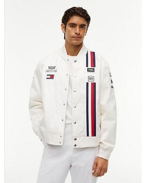 Tommy Hilfiger Th X Cadillac Formula 1 Team Varsity Jack - Wit