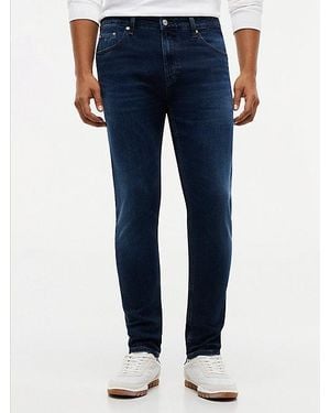 Tommy Hilfiger Jeans Austin Slim Tapered Con Logo Bordado - Azul