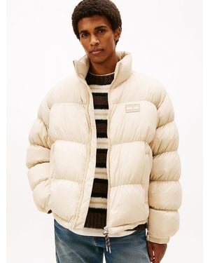 Tommy Hilfiger Down Relaxed Alaska Puffer Jacket - Natural