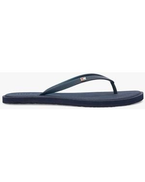 Tommy Hilfiger Chic Enamel Flag Flip-flops - Blue