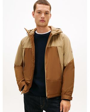 Tommy Hilfiger Performance Water Repellent Relaxed Padded Jacket - Natural