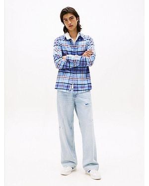 Tommy Hilfiger Jaimie Relaxed Straight Leg Jeans Mit Coolmax - Blau