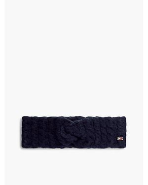 Tommy Hilfiger Cinta Para El Pelo Con Alpaca - Azul