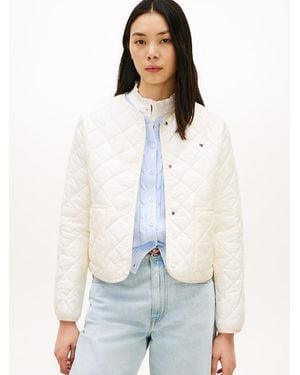 Tommy Hilfiger Lightweight Water Repellent Quilted Padded Jacket - White
