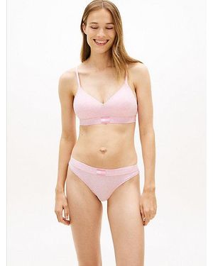 Tommy Hilfiger Push-Up Bralette Met Vulling En Logo - Meerkleurig