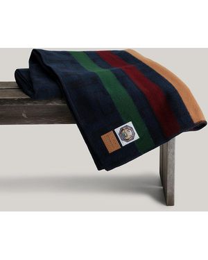 Tommy Hilfiger Tommy X Pendleton New York Stripe Blanket - Blue