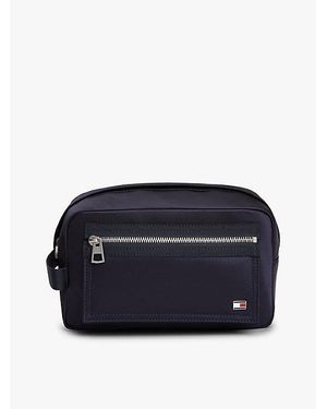 Tommy Hilfiger Reise-Kulturbeutel Mit Flag Aus Emaille - Blau