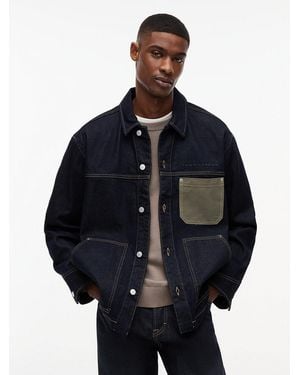 Tommy Hilfiger Relaxed Denim Chore Jacket - Blue