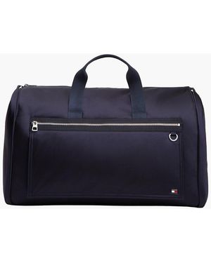 Tommy Hilfiger Enamel Flag Fold-Out Travel Garment Bag - Blue