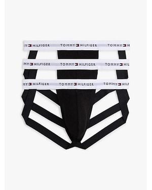 Tommy Hilfiger Pack De 3 Calzoncillos Suspensores Signature - Blanco