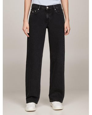 Tommy Hilfiger Sophie Low Rise Straight Faded Black Jeans