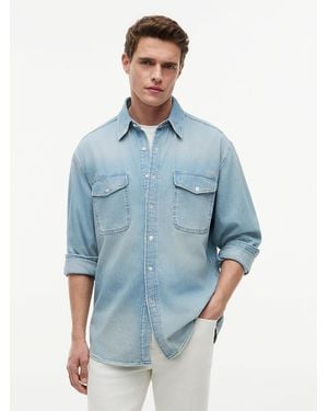 Tommy Hilfiger Relaxed Fit Denim Shirt - Blue