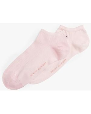 Tommy Hilfiger 2-pack Trainer Socks - Pink