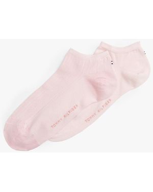 Tommy Hilfiger 2-pack Trainer Socks - Pink