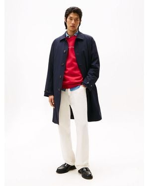 Tommy Hilfiger Paletot Oversize Smart Casual Performance 3-En-1 - Rouge
