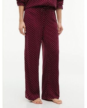 Tommy Hilfiger Essential Relaxed Drawstring Pyjama Bottoms - Red
