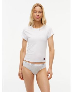 Tommy Hilfiger Logo Waistband Briefs - White