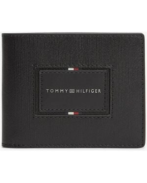 Tommy Hilfiger Leather Bifold Credit Card Wallet - Black