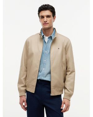 Tommy Hilfiger Twill Harrington Jacket - Natural