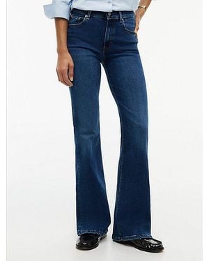 Tommy Hilfiger Luna Mid Rise Flared Jeans - Blauw