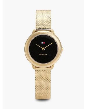 Tommy Hilfiger Reloj De Acero Inoxidable Chapado En Oro - Metálico