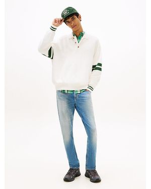 Tommy Hilfiger Austin Whiskered Slim Tapered Leg Jeans - Blue