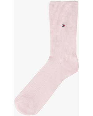Tommy Hilfiger 1-pack Ribbed Socks - White